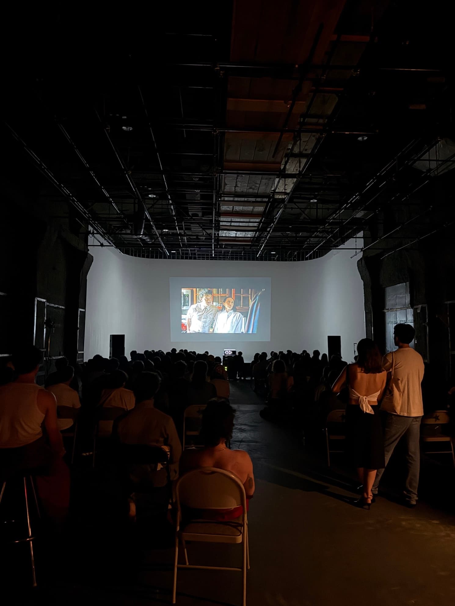 A short film projected for the Filmshow audience
