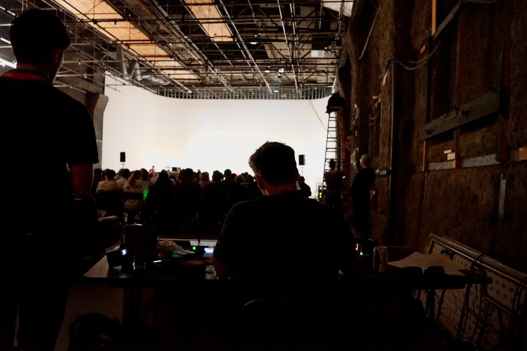 View of Filmshow Volume 1 from the technical booth